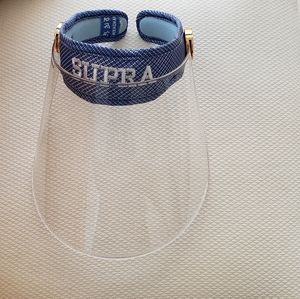 Face shield/fashion foldable with padded forehead section and head circumference